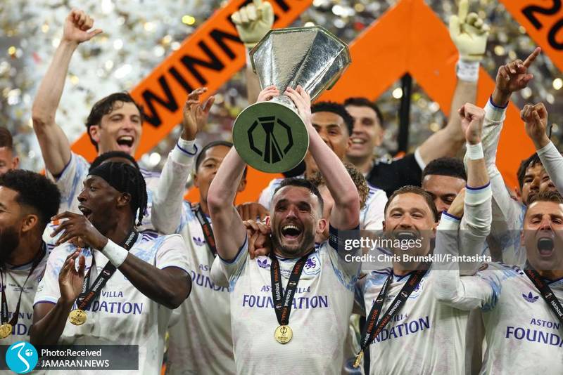 جشن قهرمانی استون ویلا در لیگ اروپا