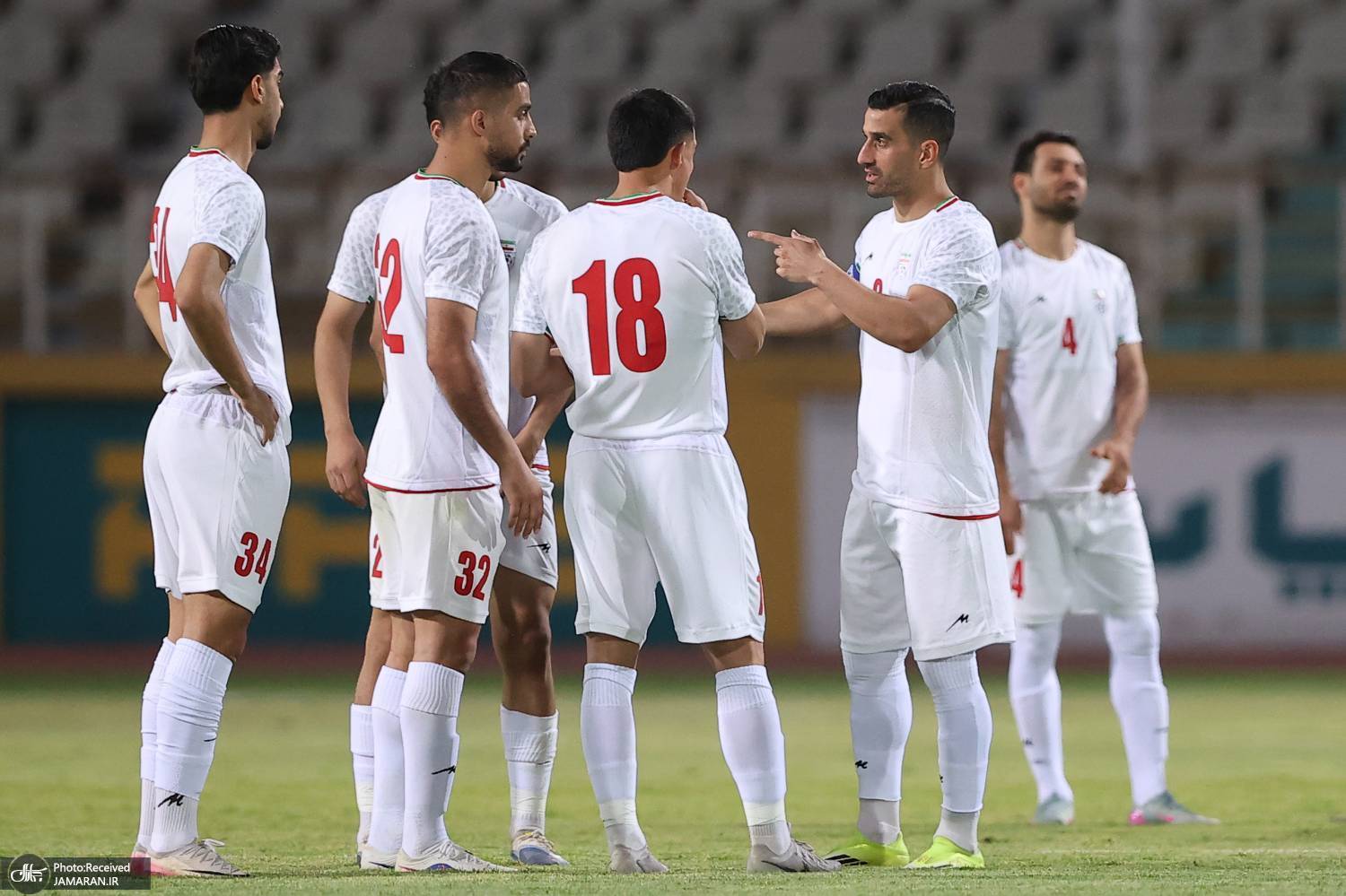 بازی تدارکاتی قرمز و سفید ایران احسان حاج صفی