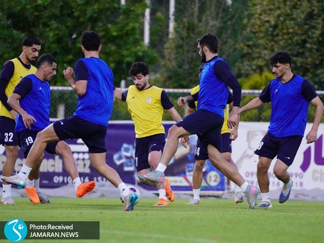 تمرین تیم ملی فوتبال ایران مهدی هاشم نژاد