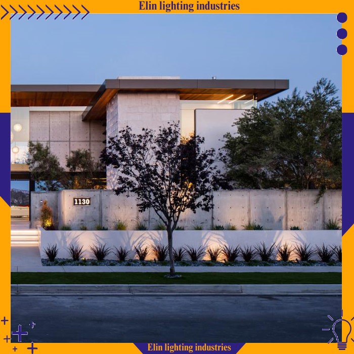 صفر تا صد نورپردازی چراغ محوطه ویلا  (3)