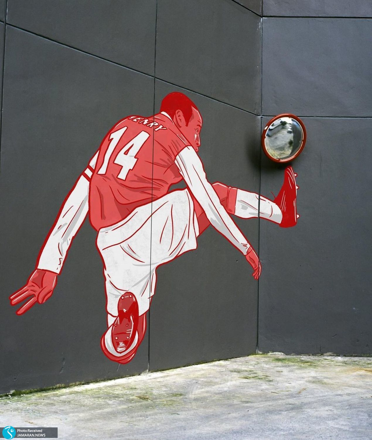 گرافیتی فوتبال