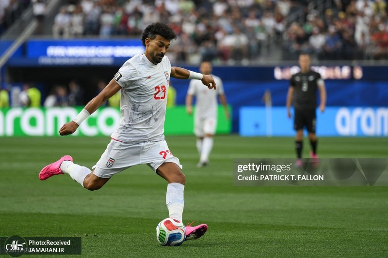 عکس جام جهانی ۲۰۲۶ تیم ملی فوتبال ایران رامین رضاییان