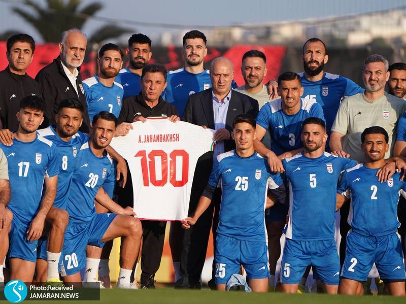 تمرین تیم ملی فوتبال ایران