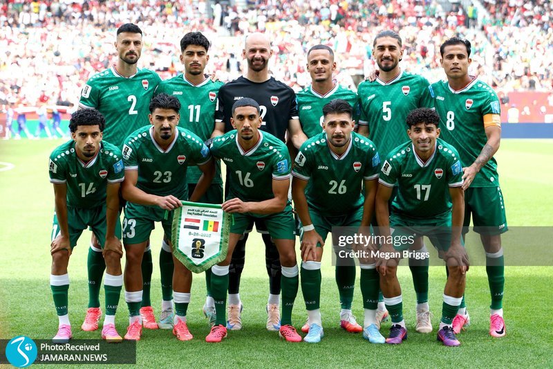 جام جهانی فوتبال ۲۰۲۶ تیم ملی فوتبال سنگال عراق تیم ملی فوتبال عراق سنگال