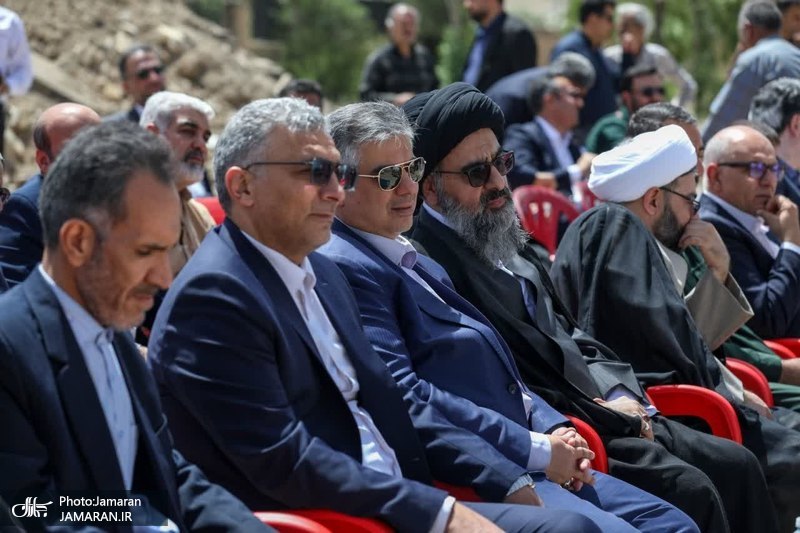 آیین خشتگذاری مدرسه امام خمینی(س) خمین