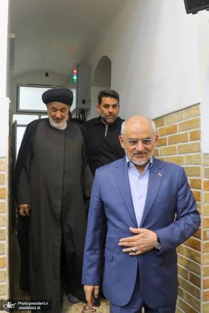 حاجی میرزایی در دیدار با آیتالله العظمی شبیری زنجانی (3)