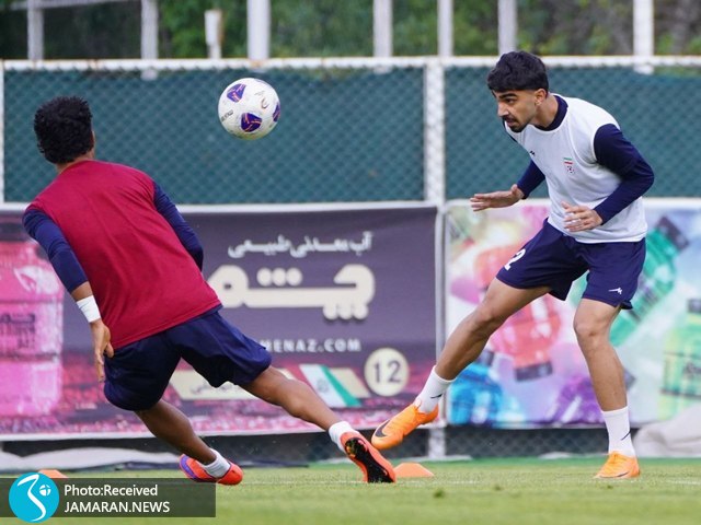 تمرین تیم ملی فوتبال