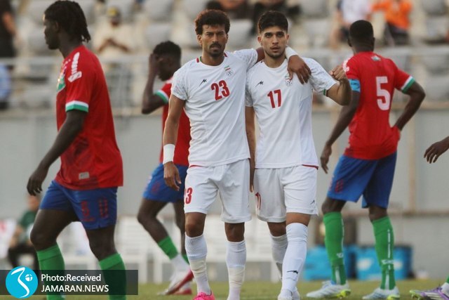 تیم ملی فوتبال ایران گامبیا