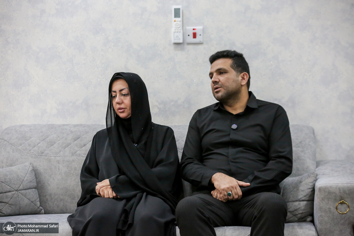 دیدار با خانواده شهید دانش آموز ایلیا خاتمی - لامرد