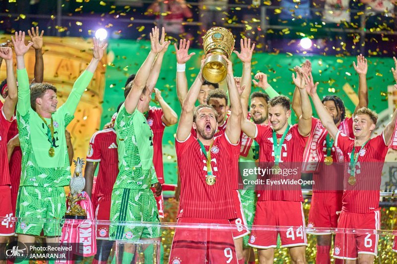 جشن قهرمانی بایرن هری کین