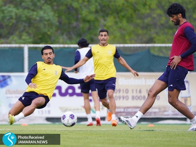 تمرین تیم ملی فوتبال صالح حردانی