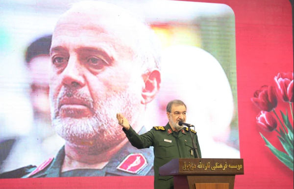 محسن رضایی در مراسم سرلشکر رشید (3)