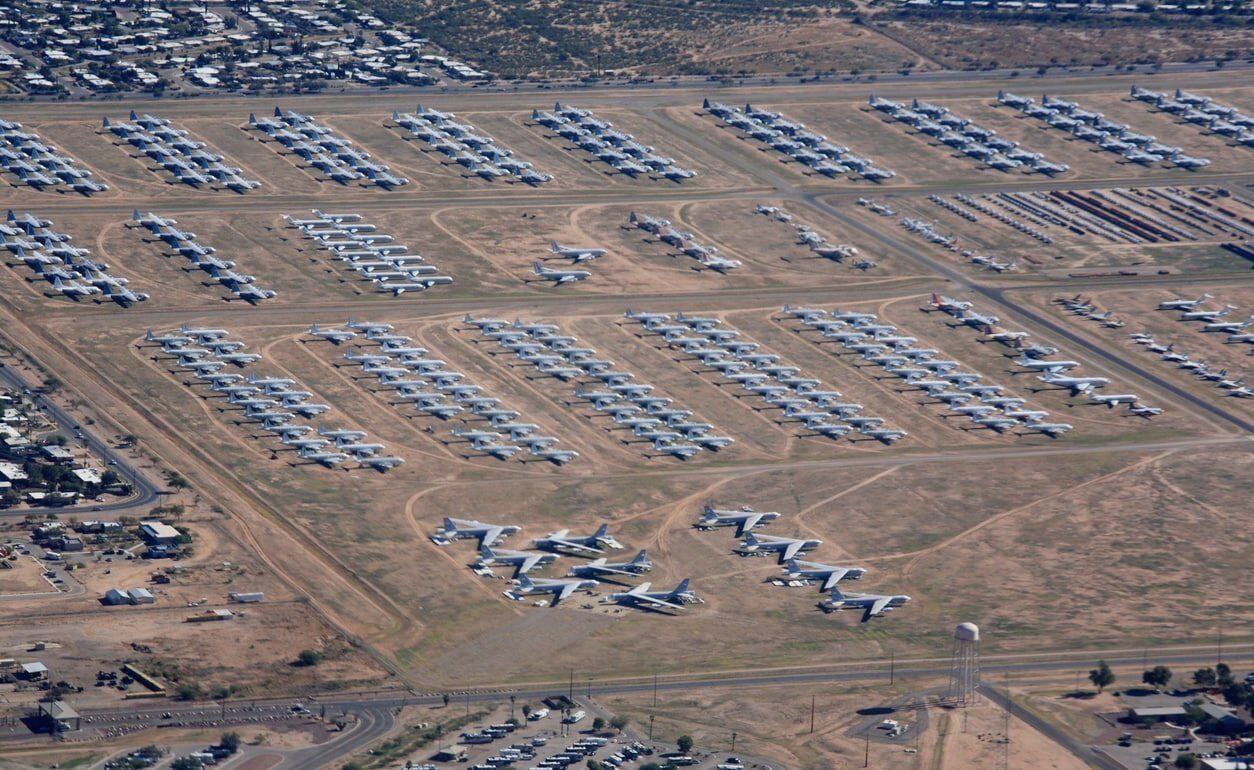 بزرگ‌ترین گورستان هواپیما در جهان (1)