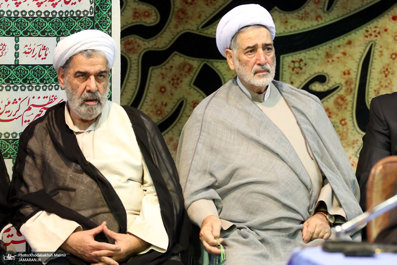 مراسم بزرگداشت آیت الله حسن صانعی (ره) در حسینیه جماران -1