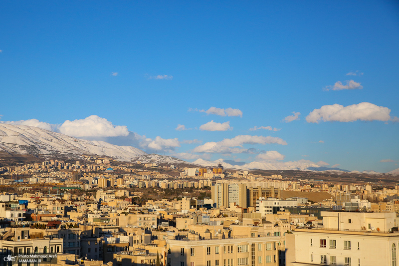آسمان بی نظیر امروز تهران
