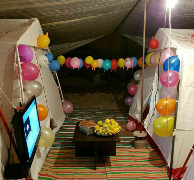 آماده سازی ۲۰۰ چادر برای اسکان شهروندان دماوند
