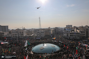 حضور میلیون ها تهرانی در تشییع پیکر مطهر سردار قاسم سلیمانی - 3