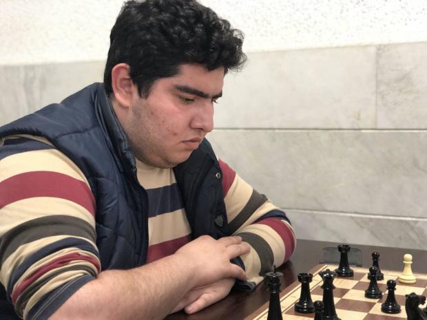 مقصودلو در مسابقات شطرنج برق آسای سوم شد