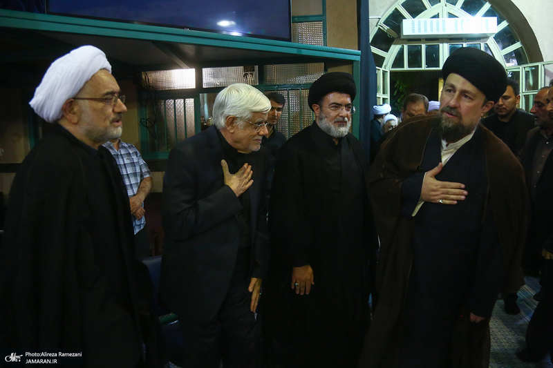 مراسم بزرگداشت آیت الله حسن صانعی (ره) در حسینیه جماران -2