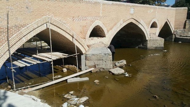 پل تاریخی سیدآباد اردبیل مرمت شد
