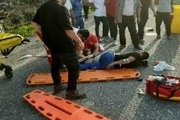 یک کشته و ۲۱ مجروح در تصادف اتوبوس با تریلی