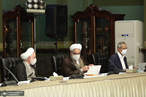 آخرین حضور لاریجانی به عنوان رئیس مجلس در شورای عالی هماهنگی اقتصادی