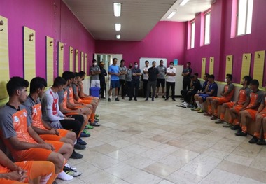 ابراهیم صادقی در تمرین امیدهای سایپا +عکس
