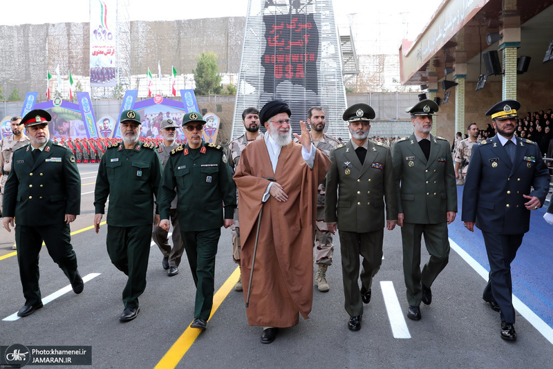 حضور و سخنرانی فرمانده معظم کل قوا در مراسم دانش‌آموختگی دانشجویان دانشگاه‌های افسری ارتش