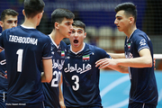 قهرمانی پسران والیبال ایران در آسیا