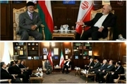 دیدار کوتاه وزاری خارجه ایران و عمان برگزار شد