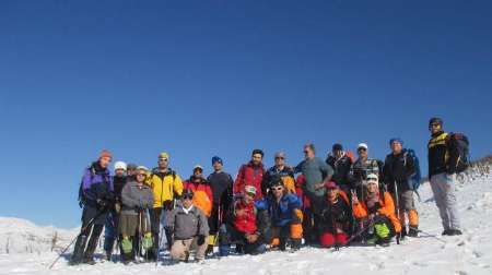 کوهپیمایی کوهنوردان آستارا در ارتفاعات حیران این شهرستان