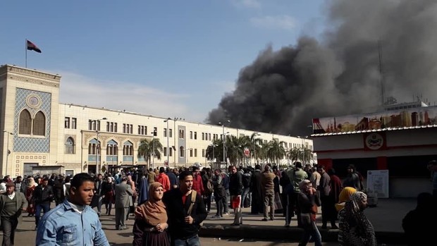 25 کشته و 50 زخمی در آتش سوزی مهیب در قاهره+تصاویر