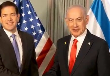 نتانیاهو در فلوریدا با مارکو روبیو دیدار کرد + فیلم