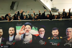 مراسم بزرگداشت رئیس‌جمهور شهید و همراهان گرامی ایشان با حضور رهبر انقلاب