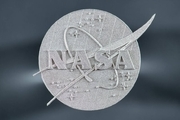 ساخت لوگوی ناسا با یک سوپرآلیاژ جدید چاپ سه‌بعدی
