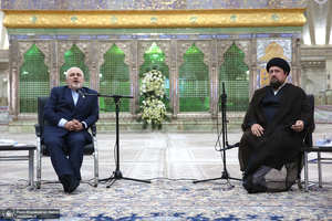 کنفرانس بین‌المللی گفتمان سیاسی از دیدگاه امام خمینی؛ نظام بین الملل و مسایل جهان اسلام / ظریف سید حسن خمینی