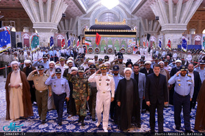 تجدید میثاق مسئولان سازمان عقیدتی سیاسی ارتش با آرمان‌های حضرت امام(س)