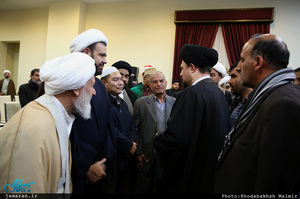 حاشیه دیدار جمعی از میهمانان کنفرانس وحدت اسلامی با سید حسن خمینی