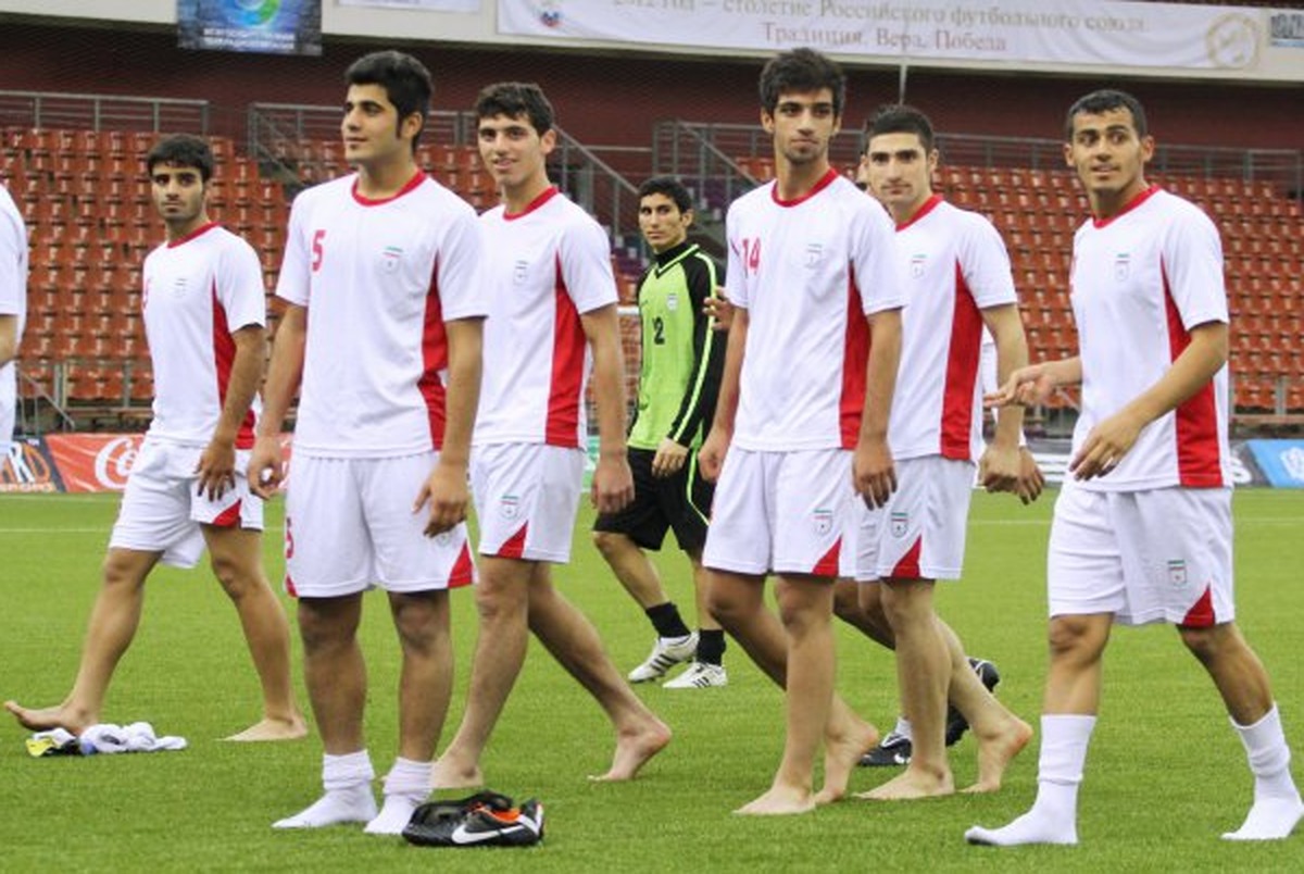 تقابل تیم های ملی فوتبال ایران و هلند در رده جوانان