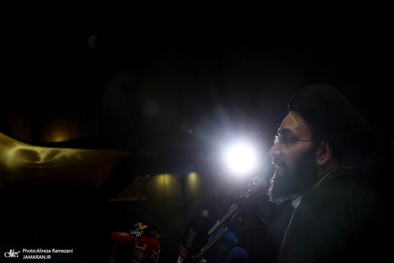 سخنرانی سید علی خمینی در دانشگاه تهران