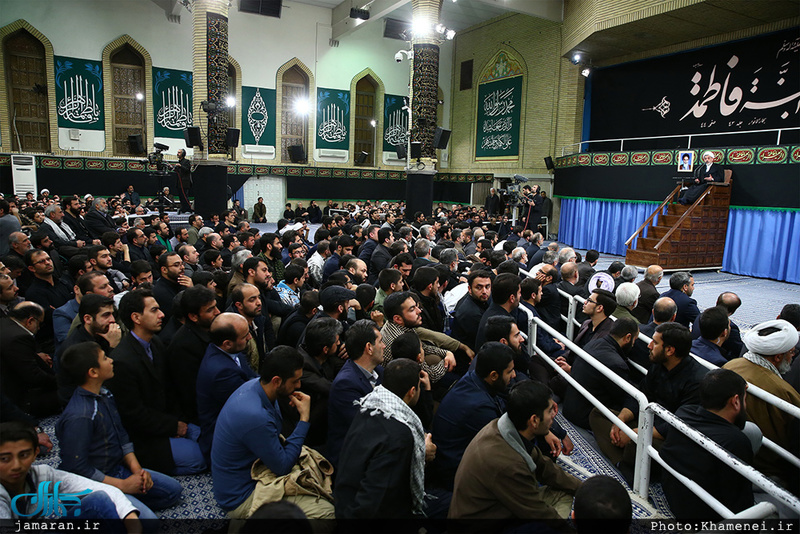 دومین شب عزاداری فاطمیه در حسینیه امام خمینی
