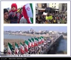 راهپیمایی یوم الله 22 بهمن در نقاط مختلف خوزستان برگزار شد