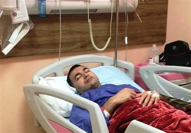 عزت‌الله پورقاز جراحی شد/ عکس
