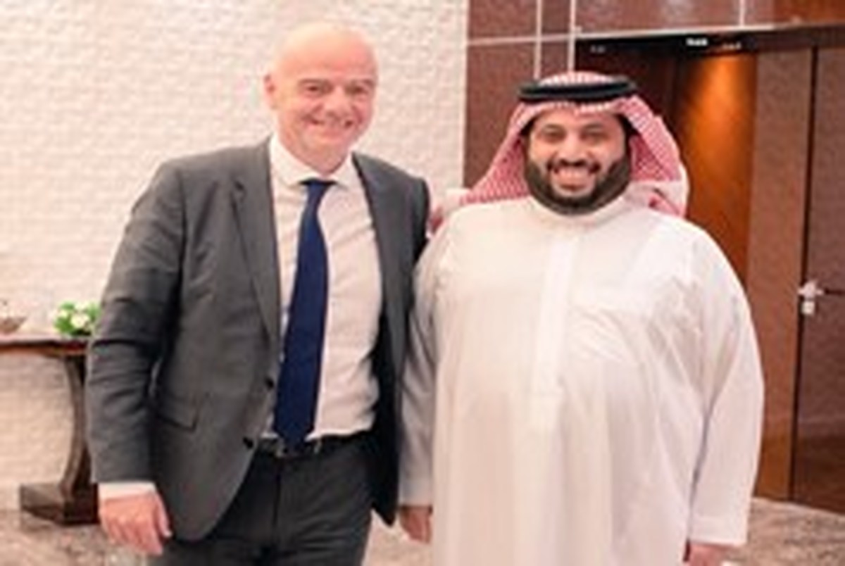 جلسه رییس هایت ورزش عربستان با رئیس فیفا!