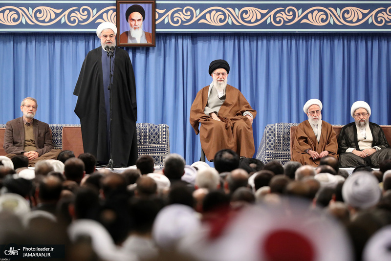 دیدار مسئولان نظام و میهمانان کنفرانس وحدت اسلامى‌ با رهبر معظم انقلاب