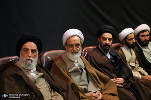 حضور سید حسن خمینی در مدرسه علمیه آیت الله العظمی خوانساری(ره)