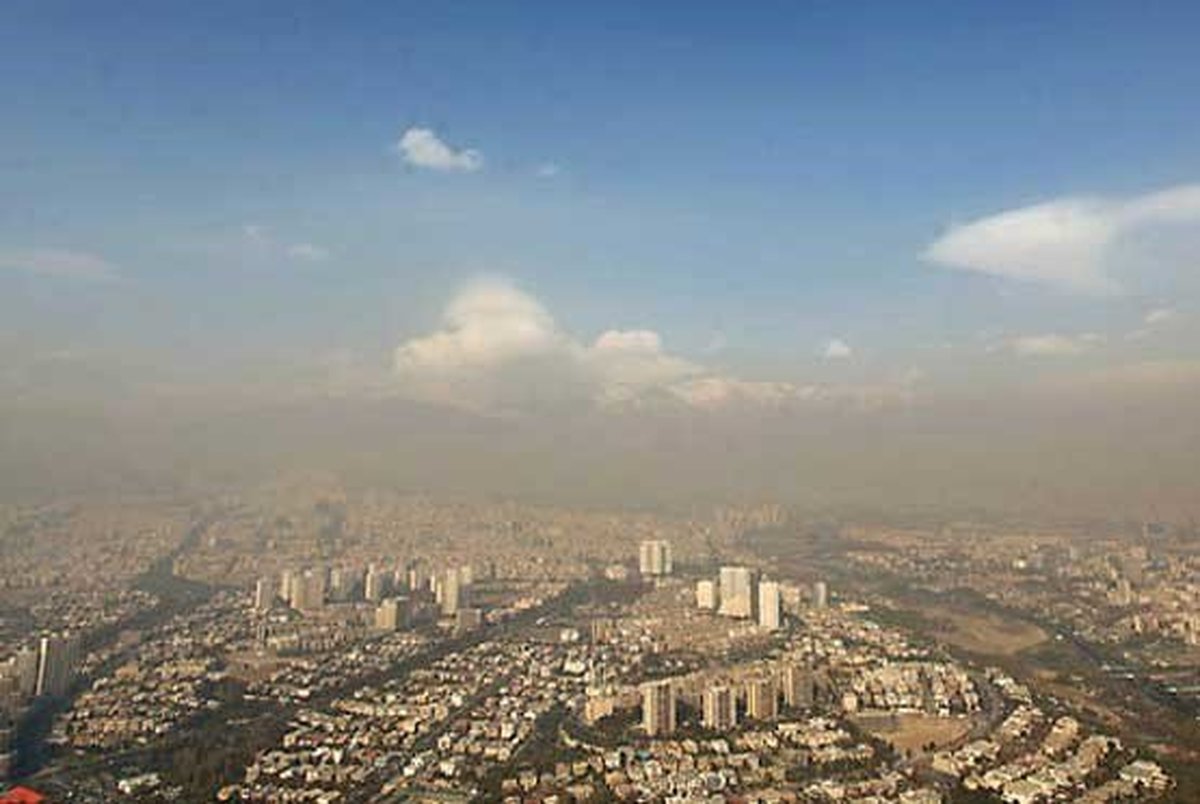 هوای تهران در محدوده شرایط ناسالم
