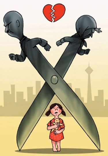 
افسردگی در کمین کودکان طلاق