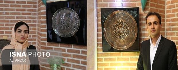 نمایشگاه تخصصی هنر قلمزنی فلز در اردبیل گشایش یافت