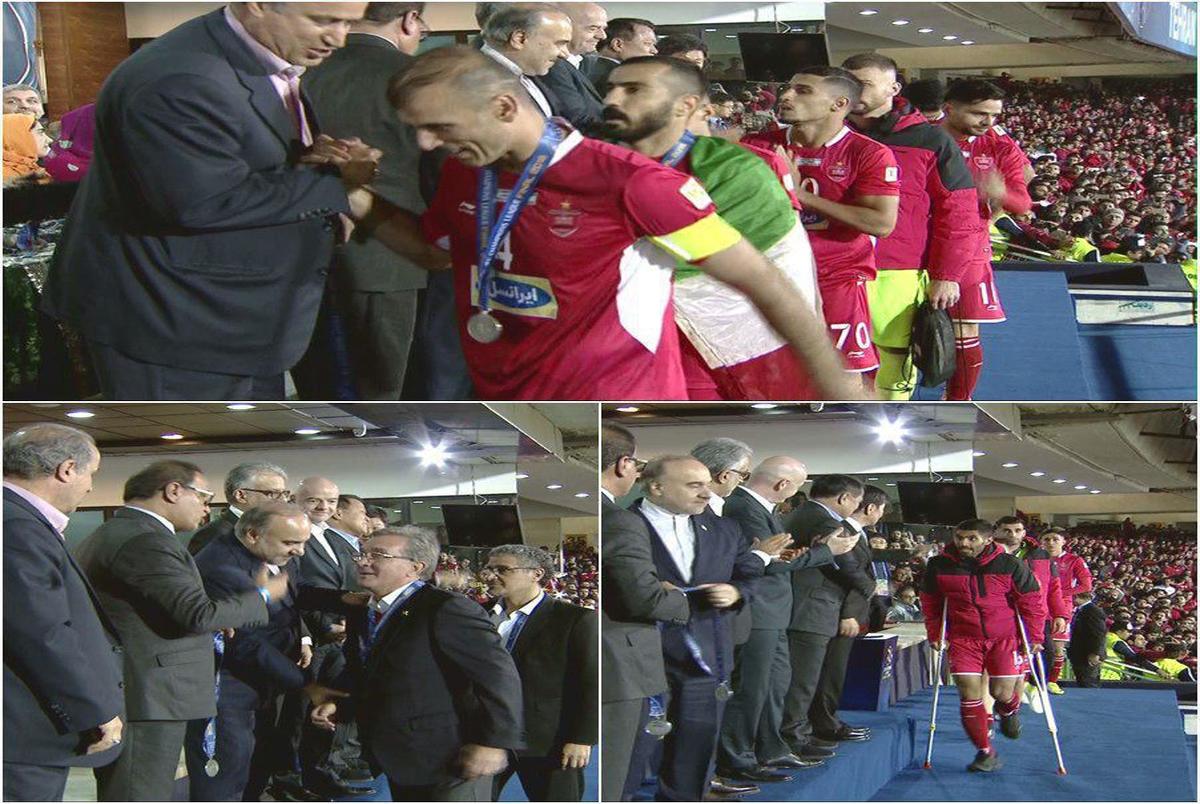 حواشی مراسم قهرمانی لیگ قهرمانان آسیا